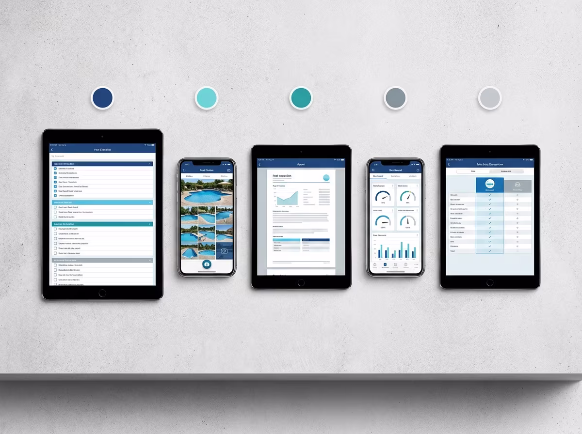Comparison of top mobile pool inspection apps for California