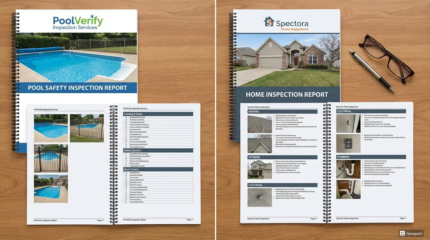 Side-by-side PDF report comparison