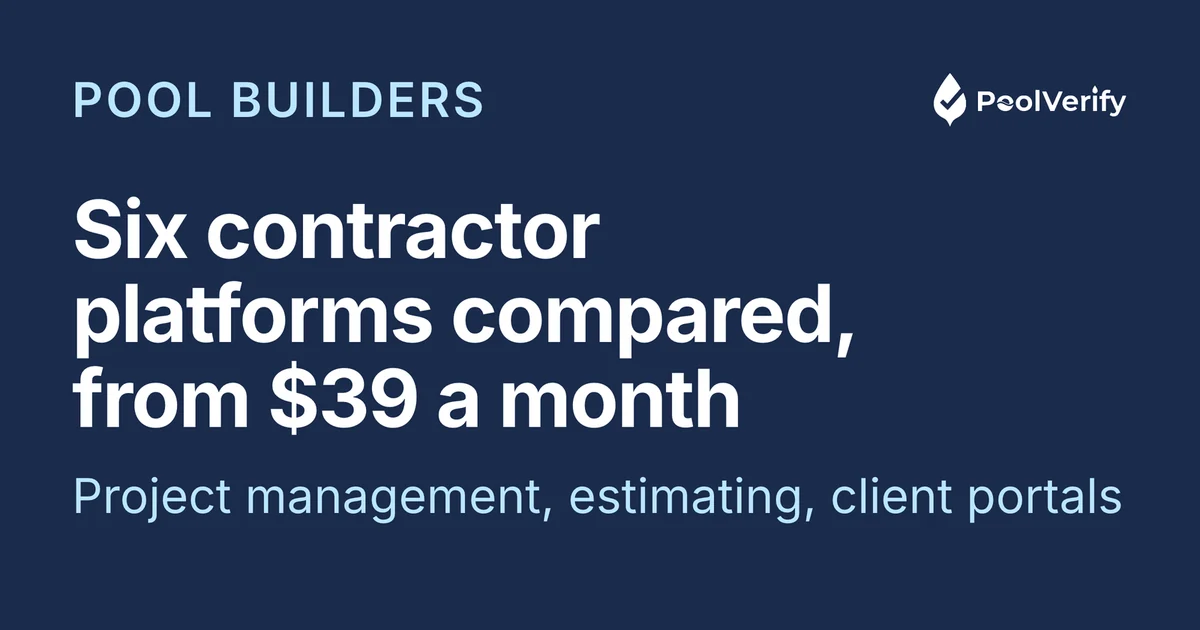 Pool Contractor Software: Complete Guide for Pool Builders [2026]