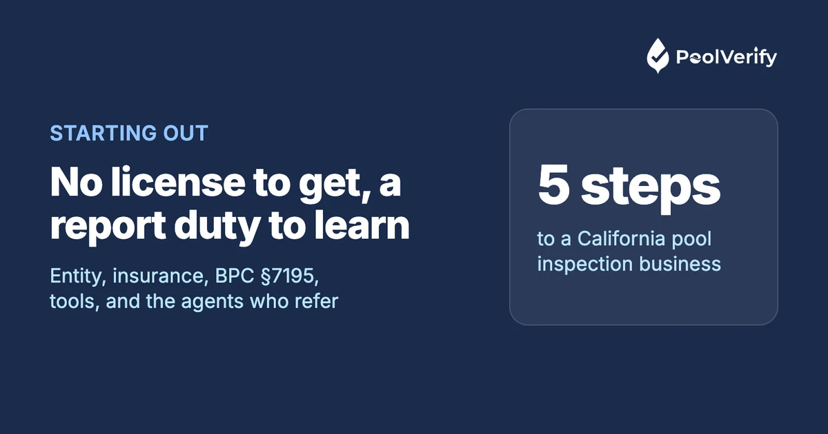 Starting a Pool Inspection Business: Complete Guide [2026]
